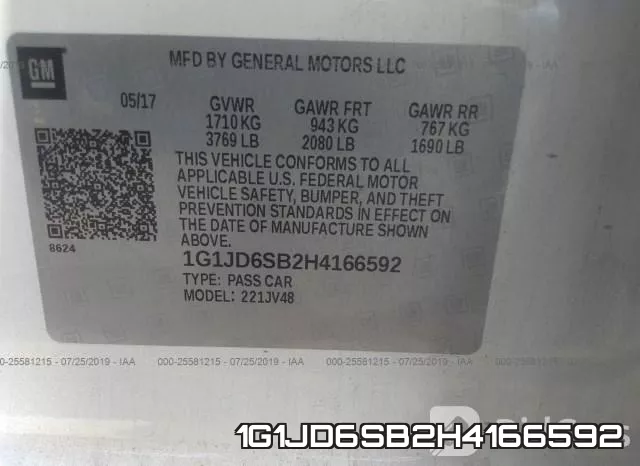 1G1JD6SB2H4166592 фото 10