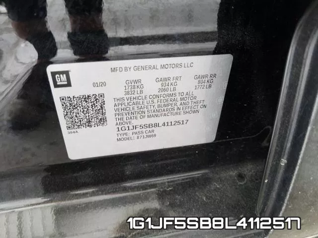 1G1JF5SB8L4112517 фото 2