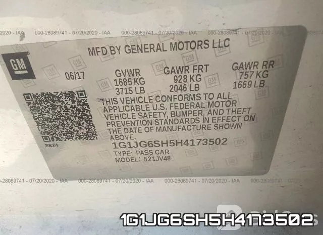 1G1JG6SH5H4173502 фото 10