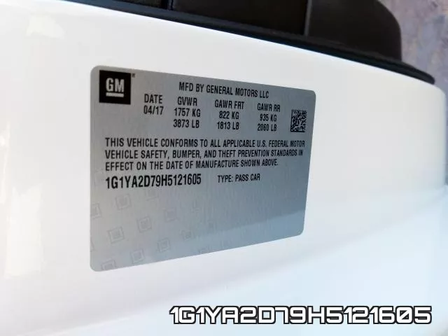 1G1YA2D79H5121605 фото 2