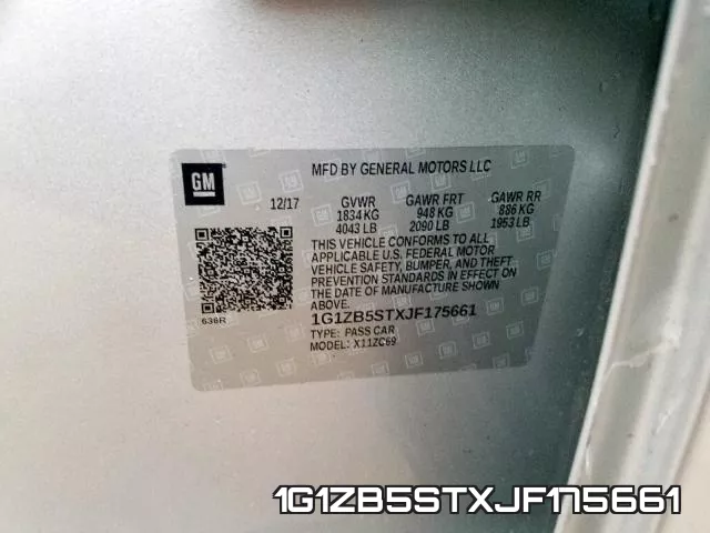1G1ZB5STXJF175661 фото 2