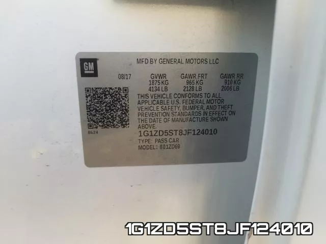 1G1ZD5ST8JF124010 фото 2