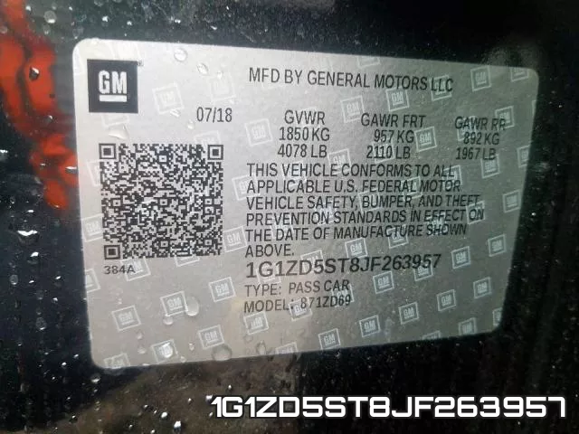 1G1ZD5ST8JF263957 фото 2