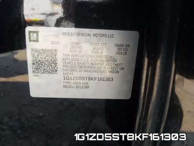 1G1ZD5ST8KF161303 фото 2