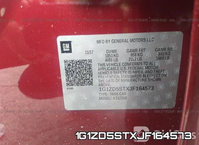 1G1ZD5STXJF164573 фото 10