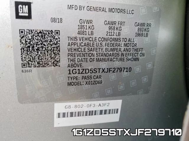 1G1ZD5STXJF279710 фото 2