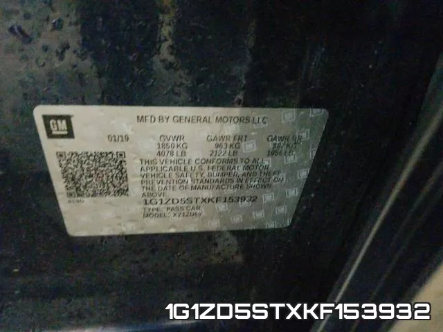 1G1ZD5STXKF153932 фото 2