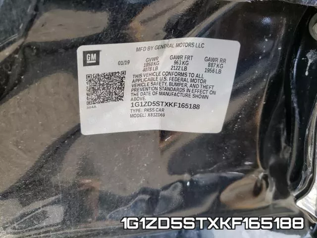 1G1ZD5STXKF165188 фото 2