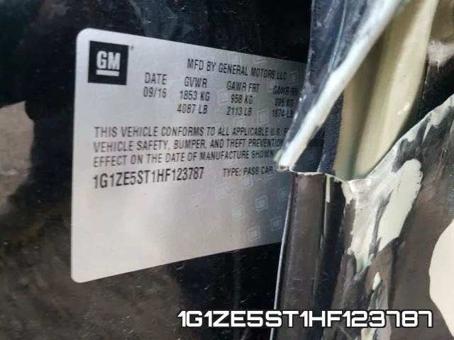 1G1ZE5ST1HF123787 фото 2