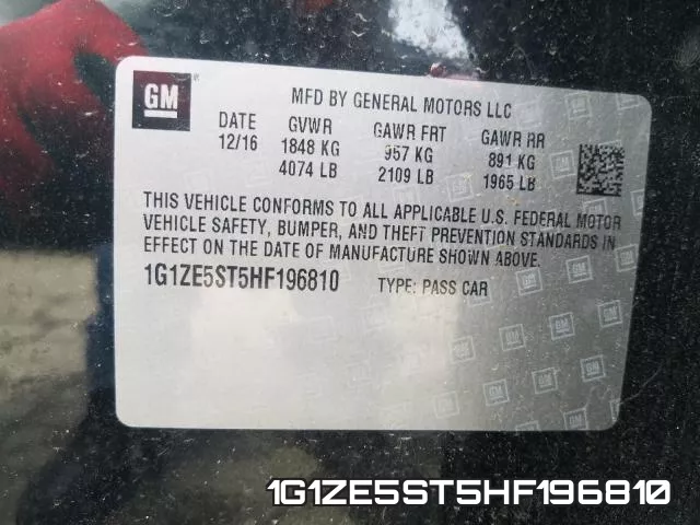 1G1ZE5ST5HF196810 фото 2