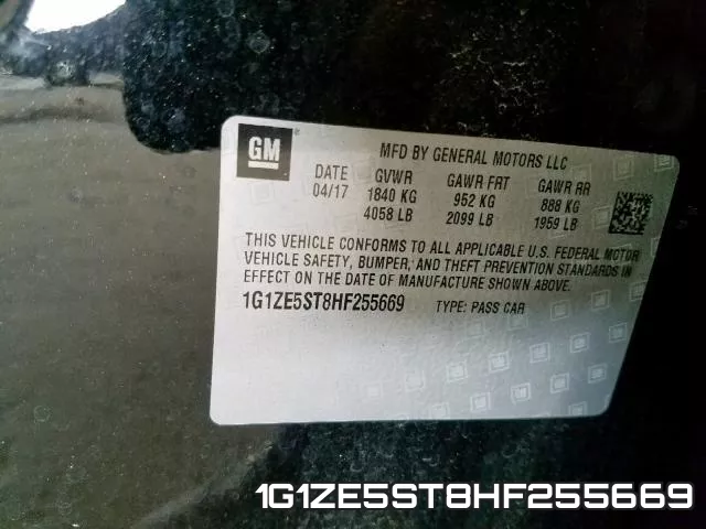 1G1ZE5ST8HF255669 фото 2