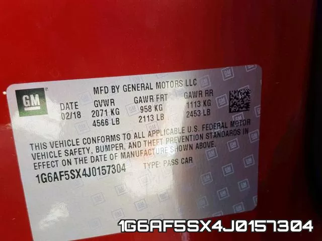 1G6AF5SX4J0157304 фото 2
