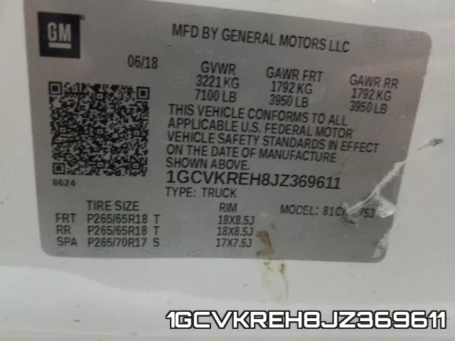 1GCVKREH8JZ369611 фото 2