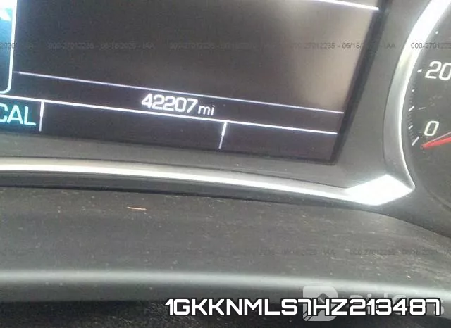 1GKKNMLS7HZ213487 фото 8