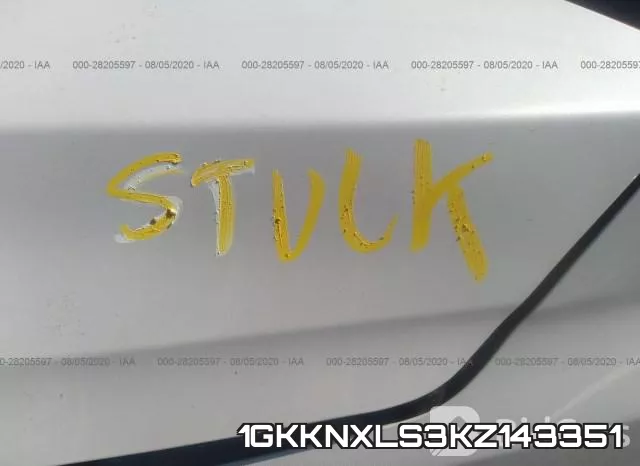 1GKKNXLS3KZ143351 фото 2