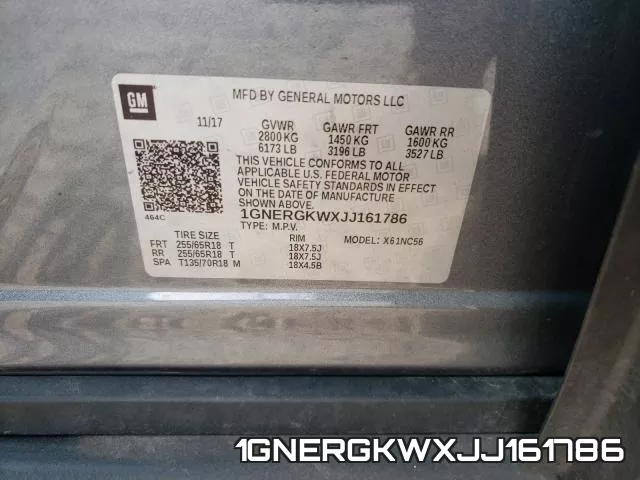 1GNERGKWXJJ161786 фото 2
