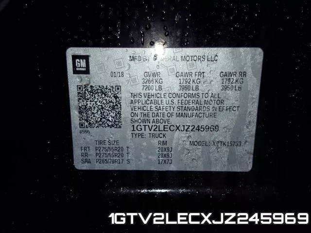 1GTV2LECXJZ245969 фото 2