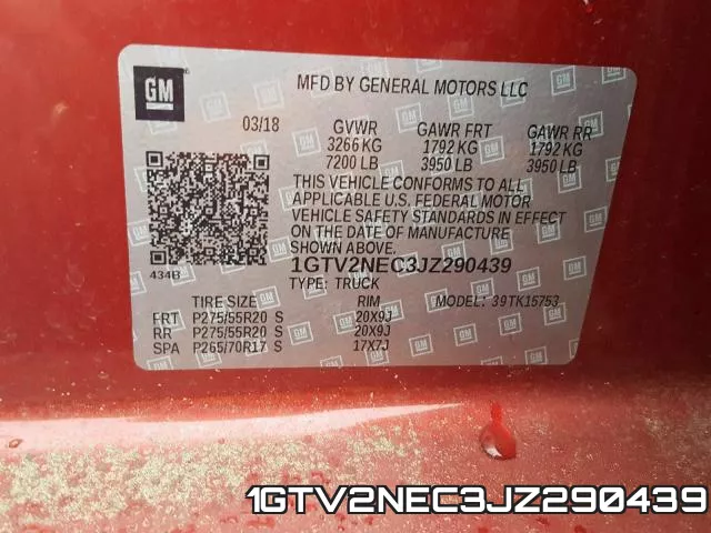 1GTV2NEC3JZ290439 фото 2