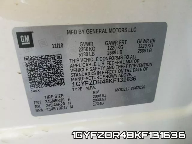 1GYFZDR48KF131636 фото 2