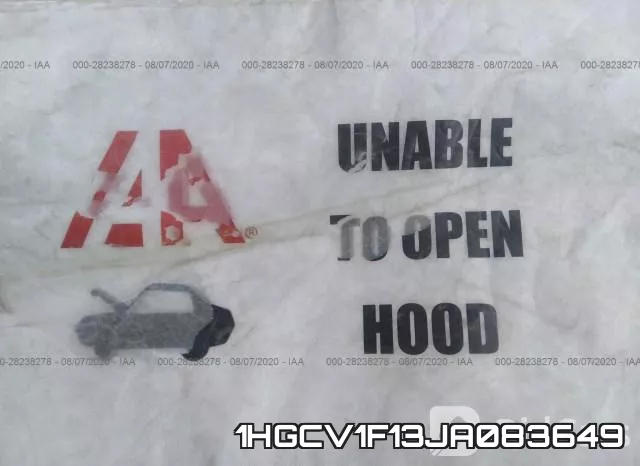 1HGCV1F13JA083649 фото 2