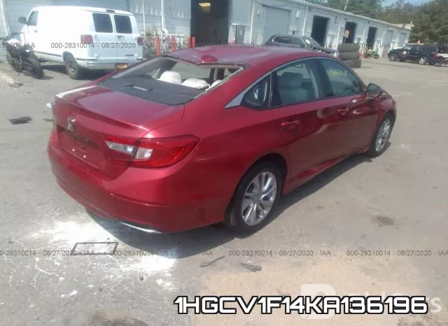 1HGCV1F14KA136196 фото 5