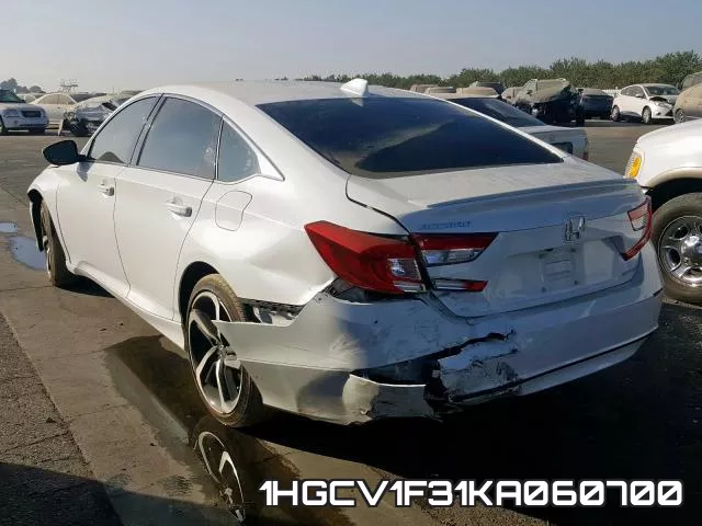 1HGCV1F31KA060700 фото 4