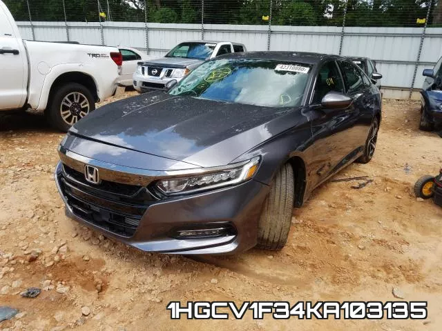 1HGCV1F34KA103135 фото 3