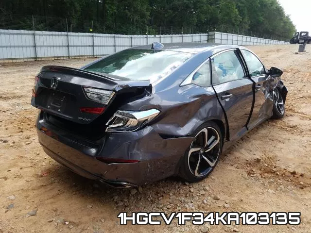 1HGCV1F34KA103135 фото 5
