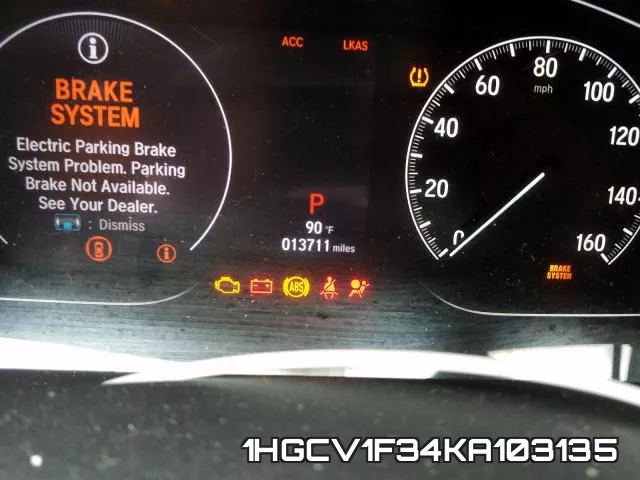 1HGCV1F34KA103135 фото 9