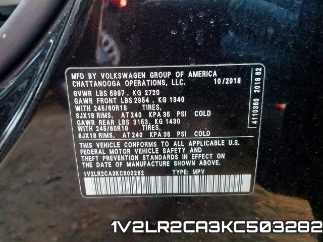 1V2LR2CA3KC503282 фото 2