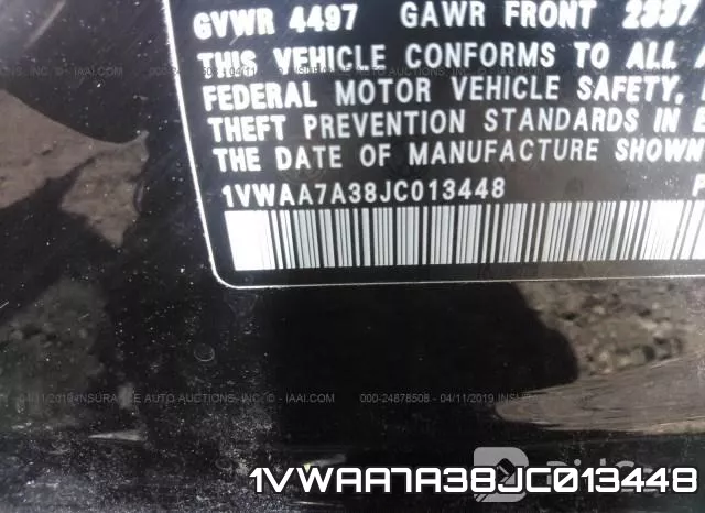 1VWAA7A38JC013448 фото 10