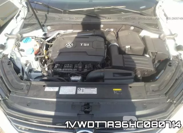 1VWDT7A36HC080714 фото 2