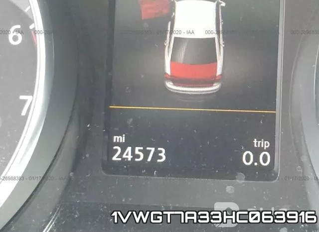 1VWGT7A33HC063916 фото 8