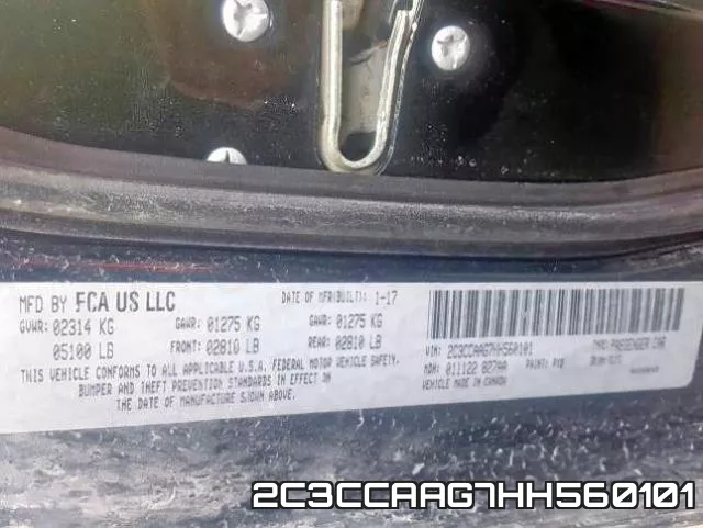 2C3CCAAG7HH560101 фото 2