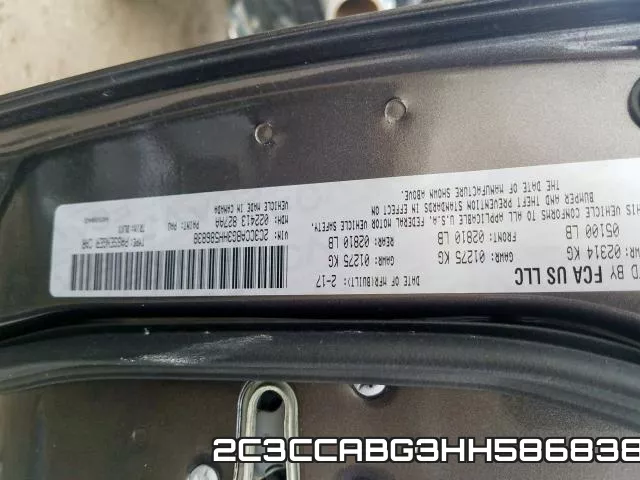 2C3CCABG3HH586838 фото 2