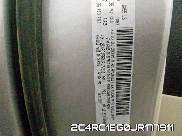 2C4RC1EG0JR177911 фото 2