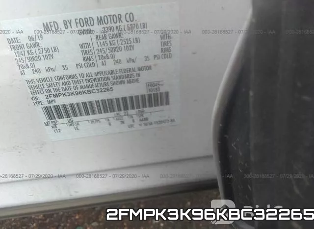 2FMPK3K96KBC32265 фото 10