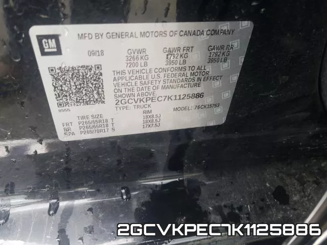 2GCVKPEC7K1125886 фото 2