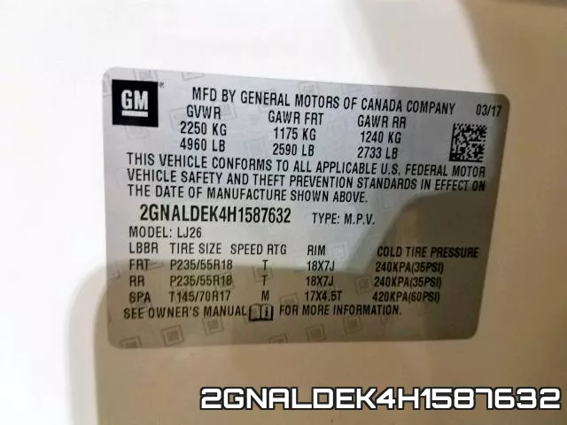 2GNALDEK4H1587632 фото 2