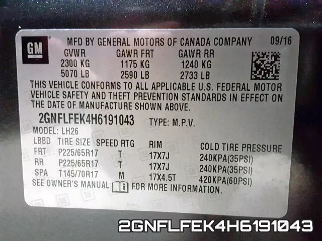 2GNFLFEK4H6191043 фото 2