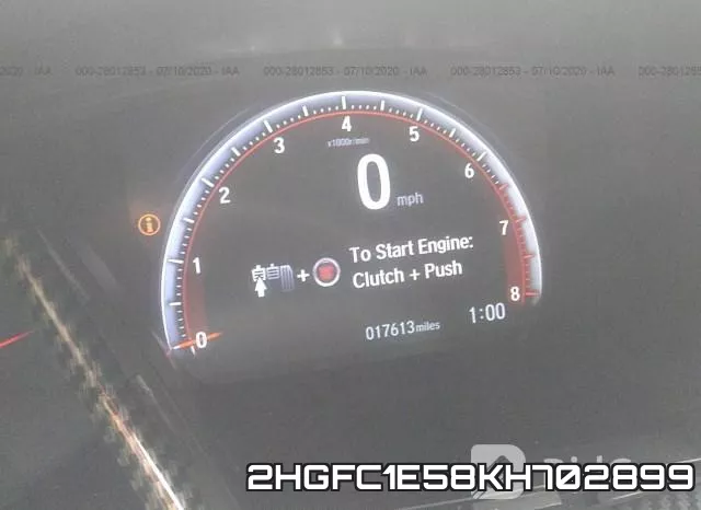 2HGFC1E58KH702899 фото 8