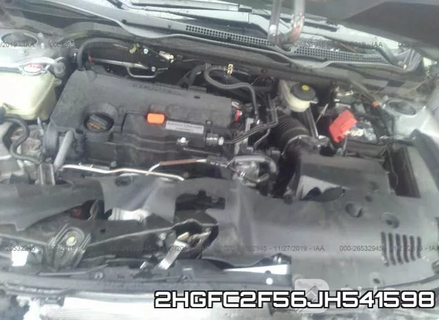2HGFC2F56JH541598 фото 2