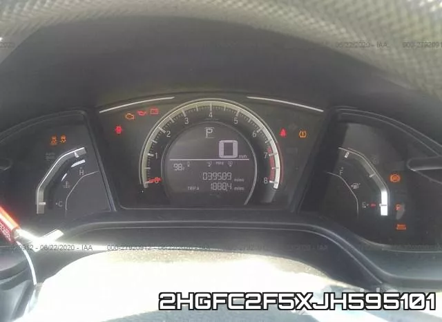 2HGFC2F5XJH595101 фото 8