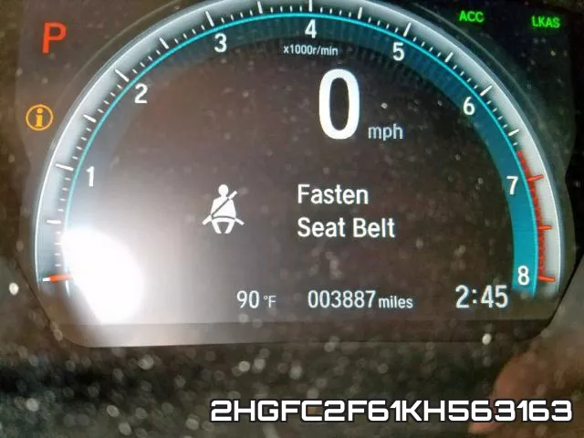 2HGFC2F61KH563163 фото 9