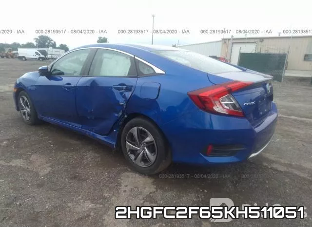 2HGFC2F65KH511051 фото 4
