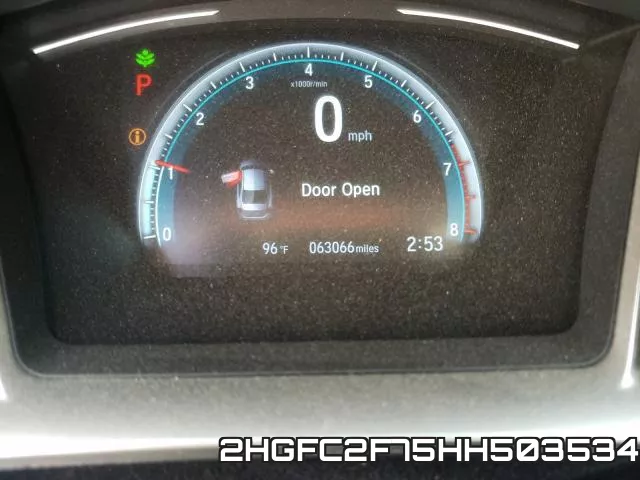 2HGFC2F75HH503534 фото 9