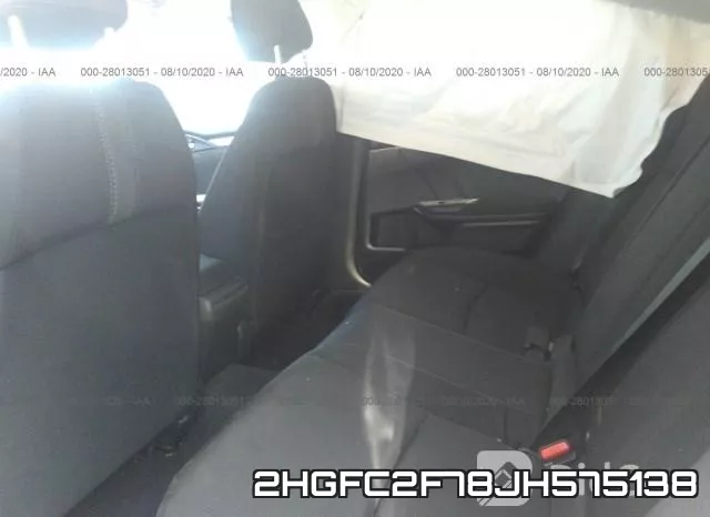 2HGFC2F78JH575138 фото 9