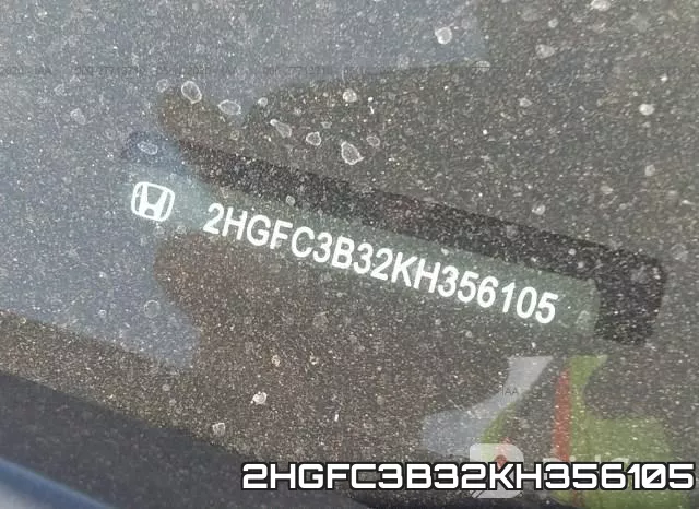 2HGFC3B32KH356105 фото 10