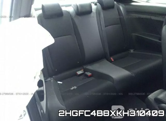 2HGFC4B8XKH310409 фото 9