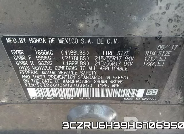 3CZRU6H39HG706950 фото 10